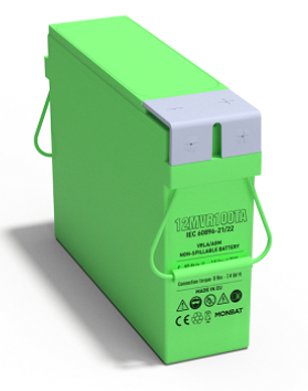 MONBAT FRONT TERMINAL VRLA AGM BATTERY 12MVR100TA