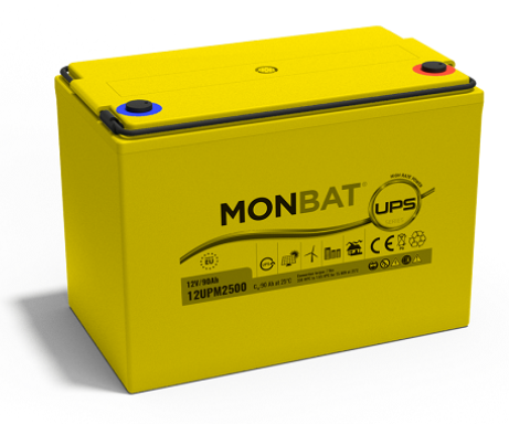 MONBAT TOP TERMINAL AGM VRLA 12UPM2500