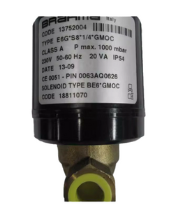 BRAHMA Válvula solenoide E6G*S8*1/4*GMO
