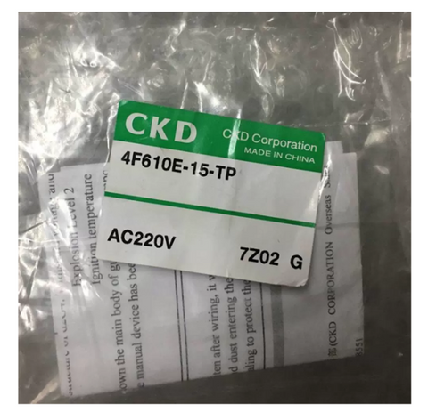 CKD Válvula solenoide 4F610E-15-TP