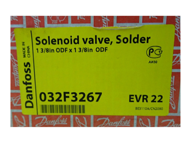 Danfoss Válvula solenoide Coil or Body 032F3267