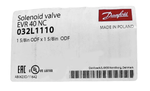 Danfoss Válvula solenoide Coil or Body 032L1110