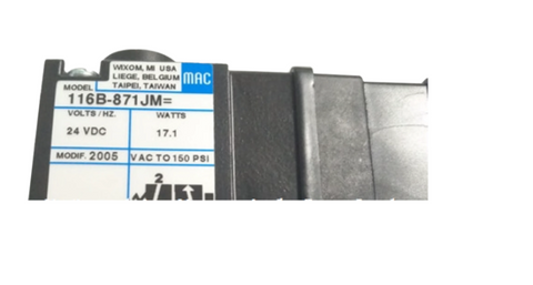 MAC Válvula solenoide 116B-871JM
