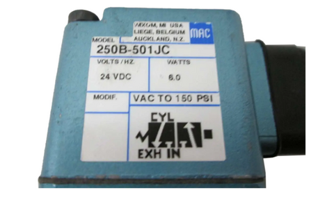 MAC Válvula solenoide 250B-501JC