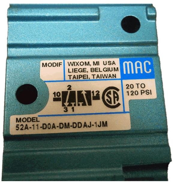 MAC Válvula solenoide 52A-11-D0A-DM-DDAJ-1JM