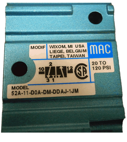 MAC Válvula solenoide 52A-11-D0A-DM-DDAJ-1JM