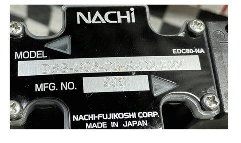 NACHI Fujikoshi Válvula solenoide DSS-G06-C6-R-D2-E22