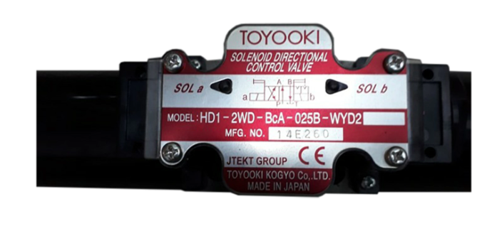 TOYOOKI Válvula solenoide HD1-2WD-BCA-025B-WYD2