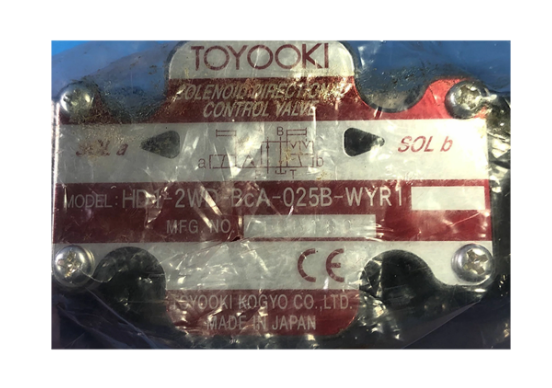 TOYOOKI Válvula solenoide HD1-2WD-BCA-025B-WYR1