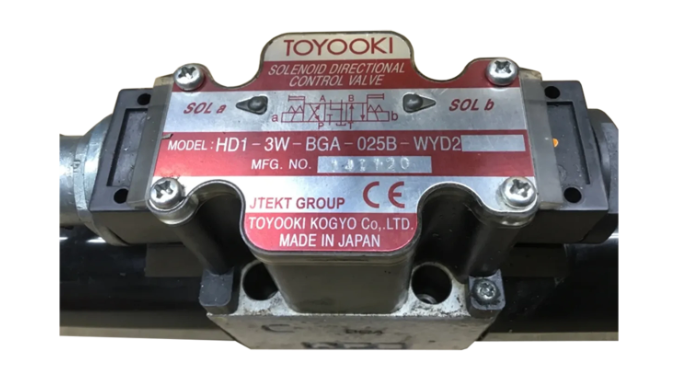 TOYOOKI Válvula solenoide HD1-3W-BGA-025B-WYD2