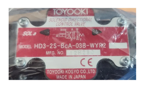 TOYOOKI Válvula solenoide HD3-2S-BCA-03B-WYR2