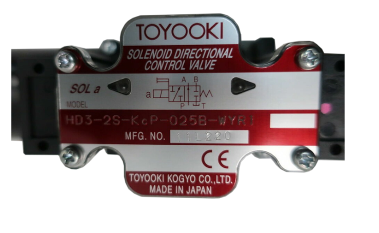 TOYOOKI Válvula solenoide HD3-2S-KCP-025B-WYR1