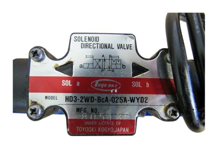 TOYOOKI Válvula solenoide HD3-2WD-BCA-025A-WYD2