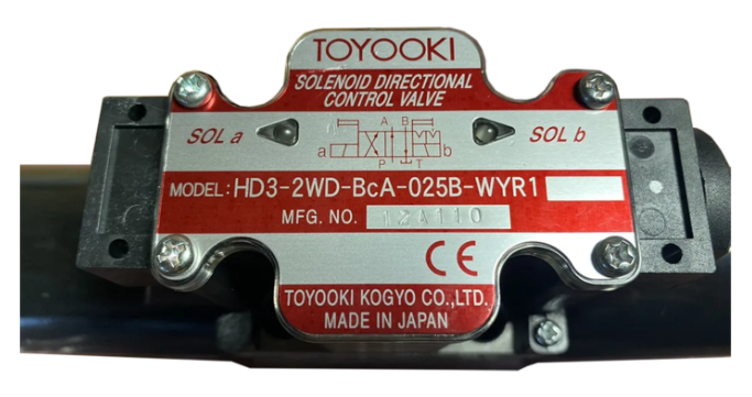TOYOOKI Válvula solenoide HD3-2WD-BCA-025B-WYR1