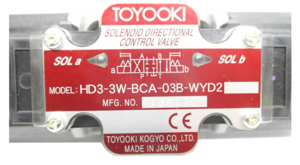 TOYOOKI Válvula solenoide HD3-3W-BCA-03B-WYD2