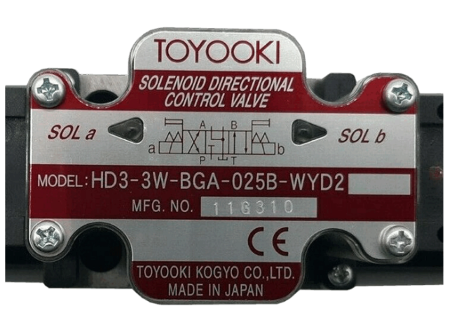 TOYOOKI Válvula solenoide HD3-3W-BGA-025B-WYD2