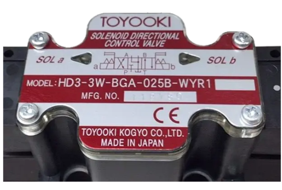 TOYOOKI Válvula solenoide HD3-3W-BGA-025B-WYR1