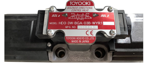 TOYOOKI Válvula solenoide HD3-3W-BGA-03B-WYR1