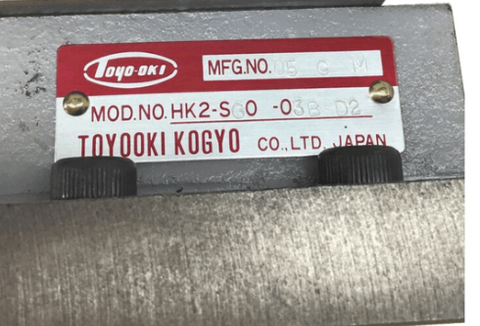 TOYOOKI Válvula solenoide HK2-SG0-03B-D2