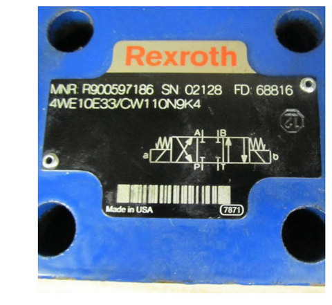 Bosch Rexroth Válvula solenoide 4WE10E33/CW110N9K4