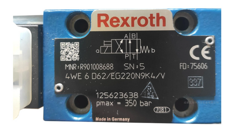 Bosch Rexroth Válvula solenoide 4WE6D62/EG220N9K4/V