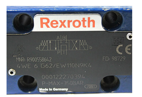 Bosch Rexroth Válvula solenoide 4WE6G62/EW110N9K4