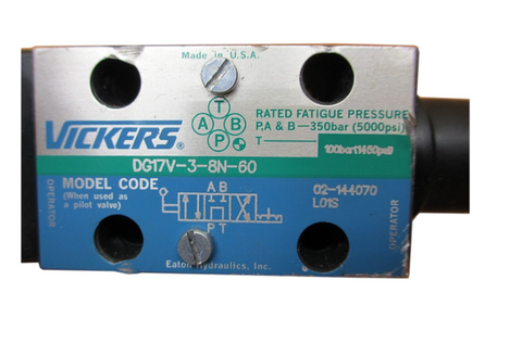 Vickers Válvula solenoide DG17V-3-8N-60