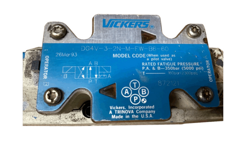 Vickers Válvula solenoide DG4V-3-2N-M-FW-B6-60