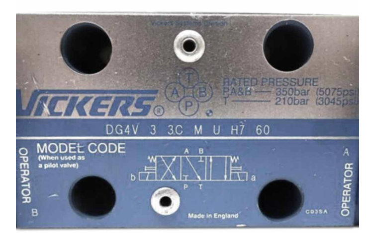Vickers Válvula solenoide DG4V-3-3C-M-U-H7-60