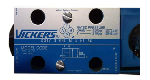 Vickers Válvula solenoide DG4V-3-6BL-M-U-H7-60