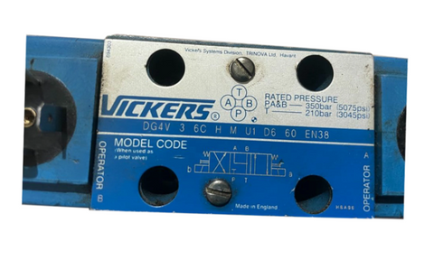 Vickers Válvula solenoide DG4V-3-6C-H-M-U1-D6-60-EN38