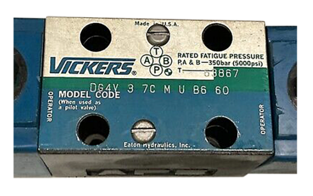 Vickers Válvula solenoide DG4V-3-7C-M-U-B6-60