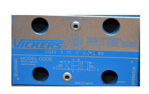 Vickers Válvula solenoide DG4V-3-7C-M-U-C6-60