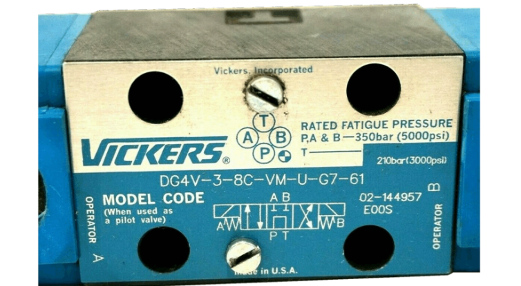 Vickers Válvula solenoide DG4V-3-8C-VM-U-G7-61