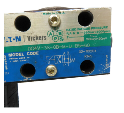 Vickers Válvula solenoide DG4V-3S-0B-M-U-B5-60