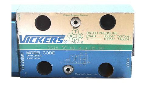Vickers Válvula solenoide DG4V-3S-0B-M-U-H5-60