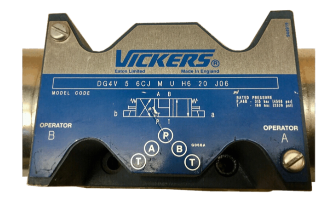 Vickers Válvula solenoide DG4V-5-6CJ-M-U-H6-20-J06