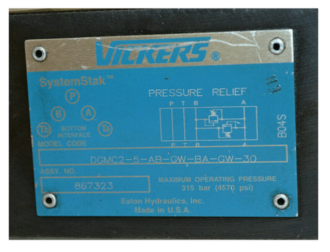 Vickers Válvula solenoide DGMC2-5-AB-GW-BA-GW-30