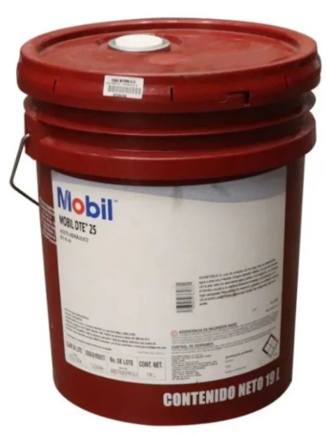 MOBIL ACEITE DTE25 CUBETA 19 LTS