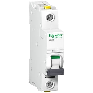 SCHNEIDER Interruptor automático termomagnético iC60H-C2, 1P, 2A 