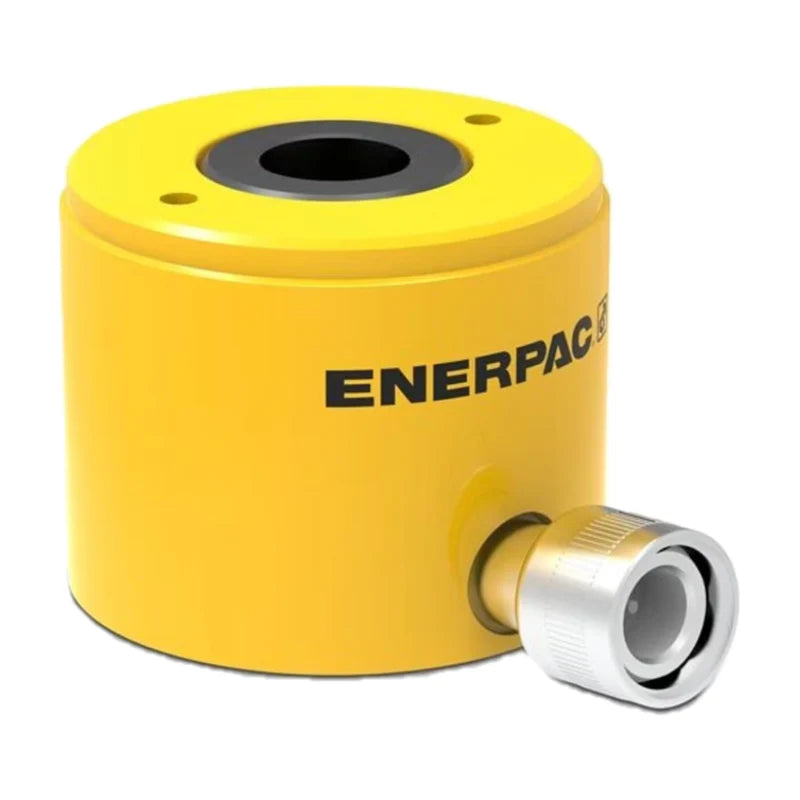 Enerpac RCH120 - 13.8 toneladas Capacidad - 0.31 pulg Carrera - Simple acción, Cilindro hidráulico de émbolo hueco