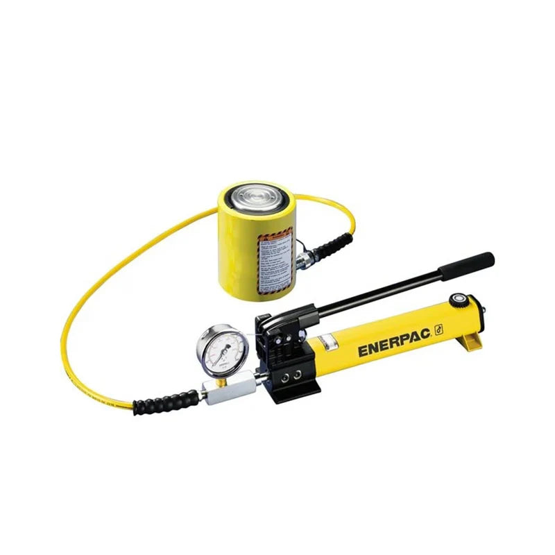 Enerpac SCL201H - Cilindro hidráulico de baja altura y conjunto de bomba manual - 20 Ton