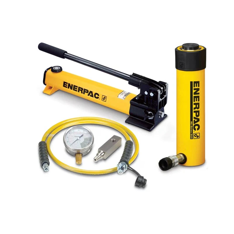 Enerpac SCR252H - 25 Ton - 2 pulg Carrera, Cilindro hidráulico y conjunto de bomba manual
