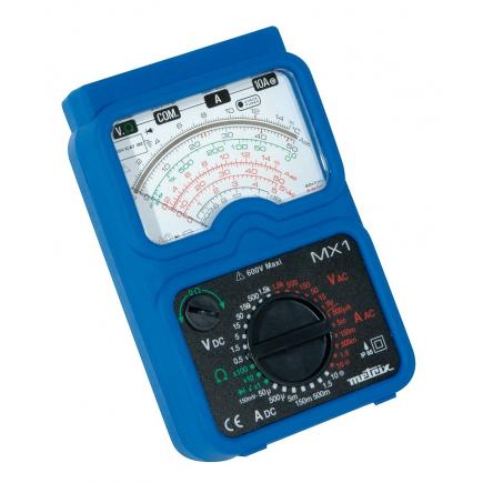 CHAUVIN ARNOUX MX1 - Analog multimeter MX1 in IP65 container with shockproof sheath