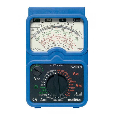 CHAUVIN ARNOUX MX1 - Analog multimeter MX1 in IP65 container with shockproof sheath