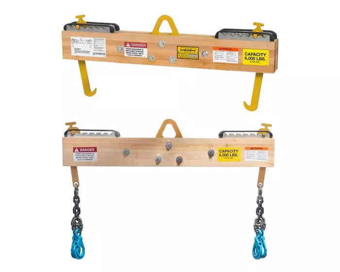 BHS BatteryLifting Beam With Super Hog Hooks BLB-6000-448-SHG