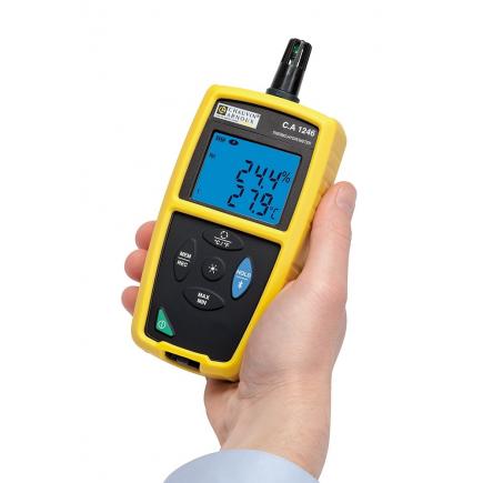CHAUVIN ARNOUX P01654246 - C.A 1246 Logger thermo-hygrometer with double backlit display and dew point measurement