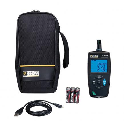 CHAUVIN ARNOUX P01654246 - C.A 1246 Logger thermo-hygrometer with double backlit display and dew point measurement