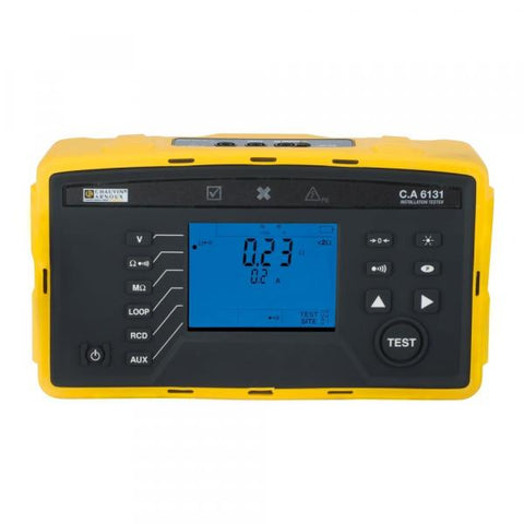 CHAUVIN ARNOUX - C.A 6131 Electrical installation tester compliant with the NF C 15-100 & IEC 60364-4 standards