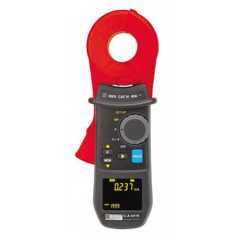 CHAUVIN ARNOUX P01122015 - C.A 6416 Loop resistance and inductance measurements and leakage current measurements